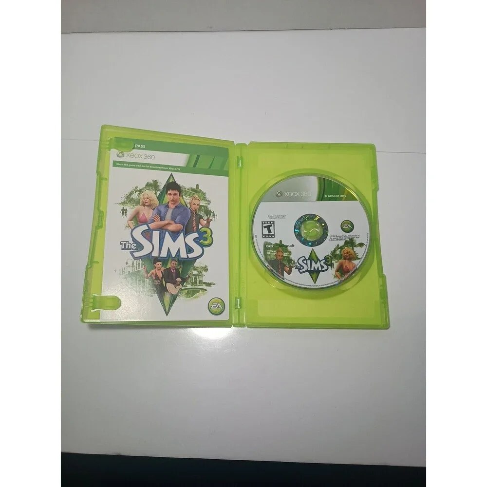 The Sims 3 Platinum Hits Microsoft Xbox 360 Pristine Complete Video Game CIB